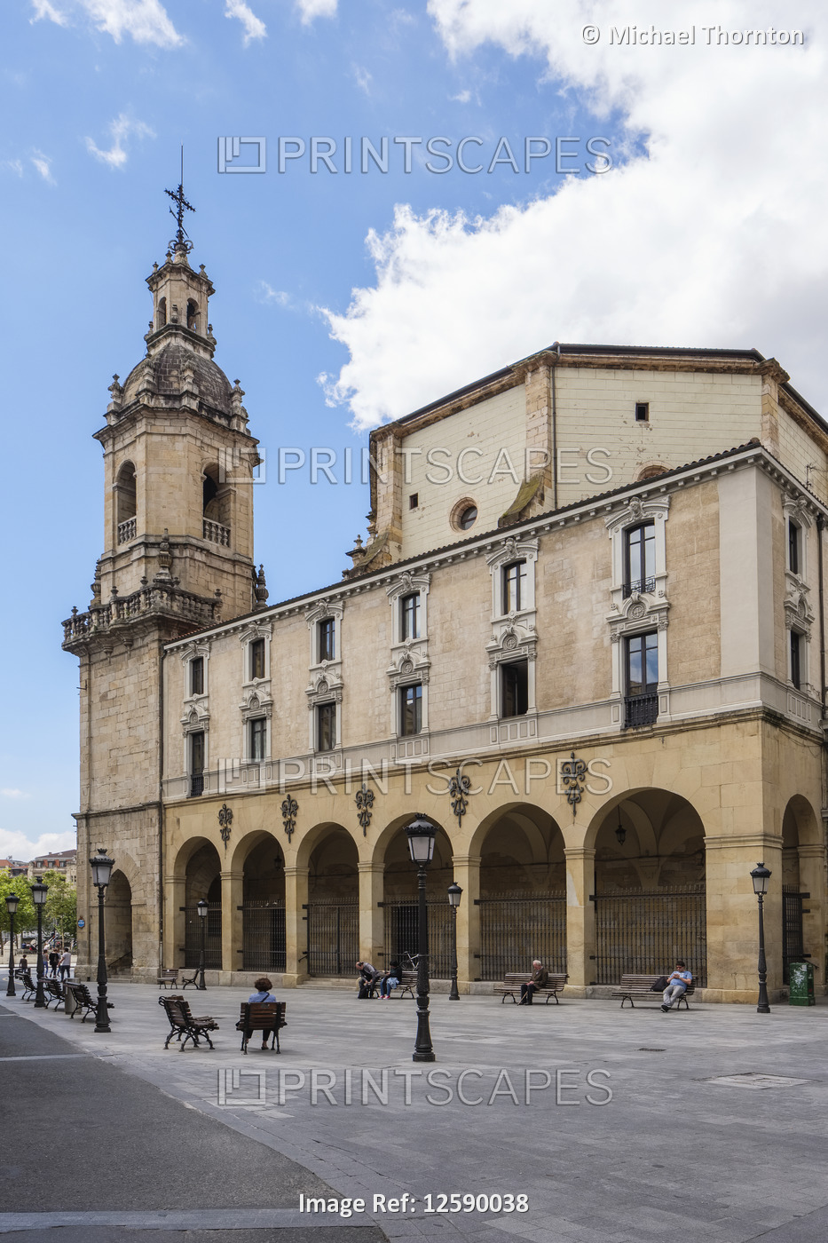 Bilbao; Pais Vasco; Spain; Iglesia de San Nicolas; 