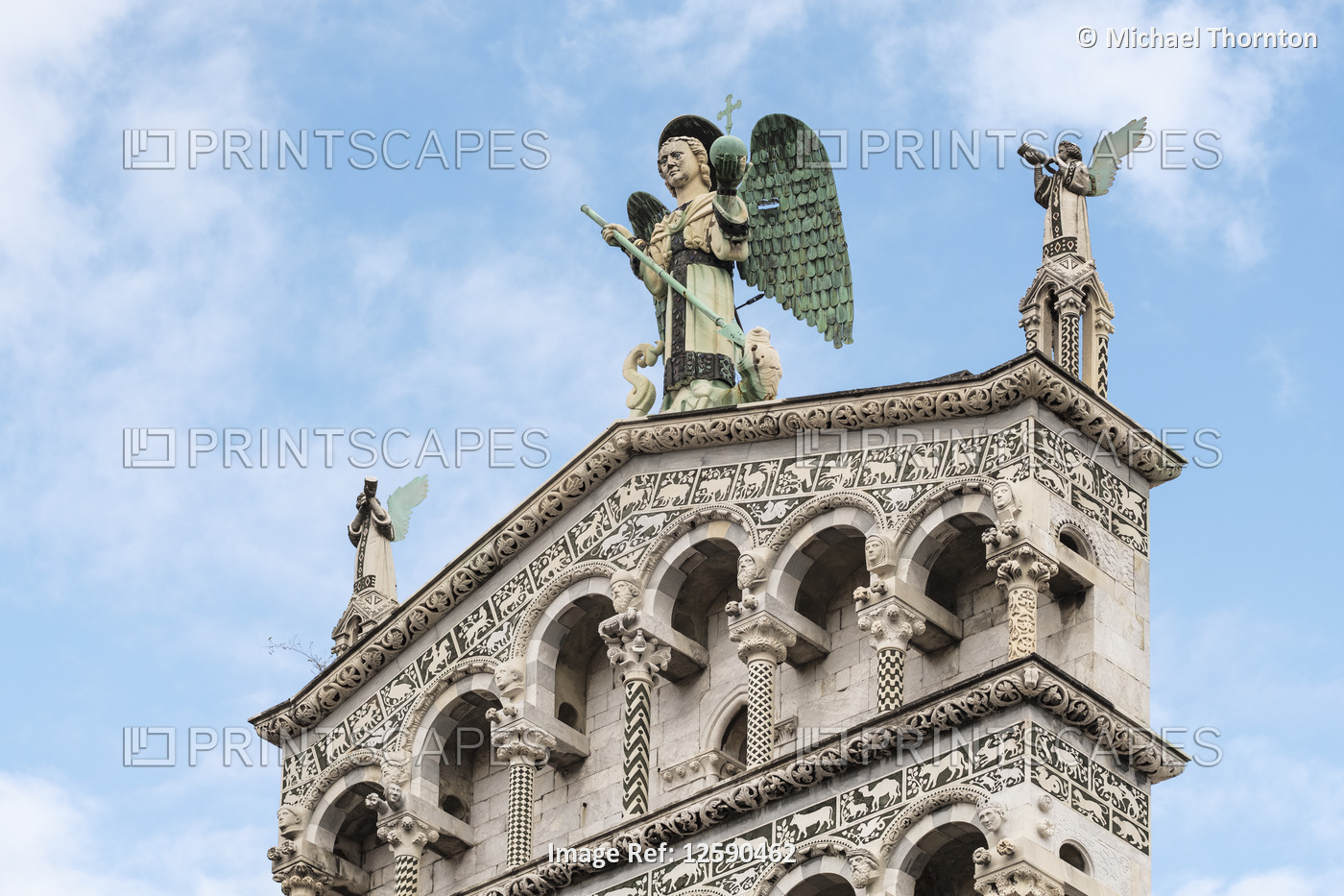 Chiesa di San Michele in Foro, Church of San Michele in foro, Lucca, Tuscany, ...