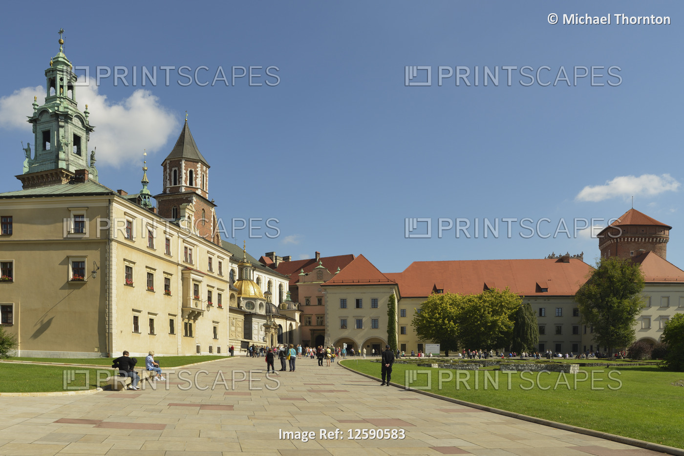 Wawel Hill, Cathedral and Royal Castle, Krakow, Poland, Europe