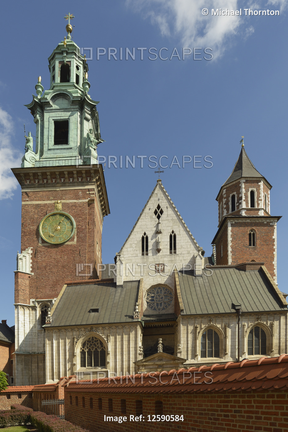 Wawel Hill, Krakow Cathedral, Krakow, Poland, Europe