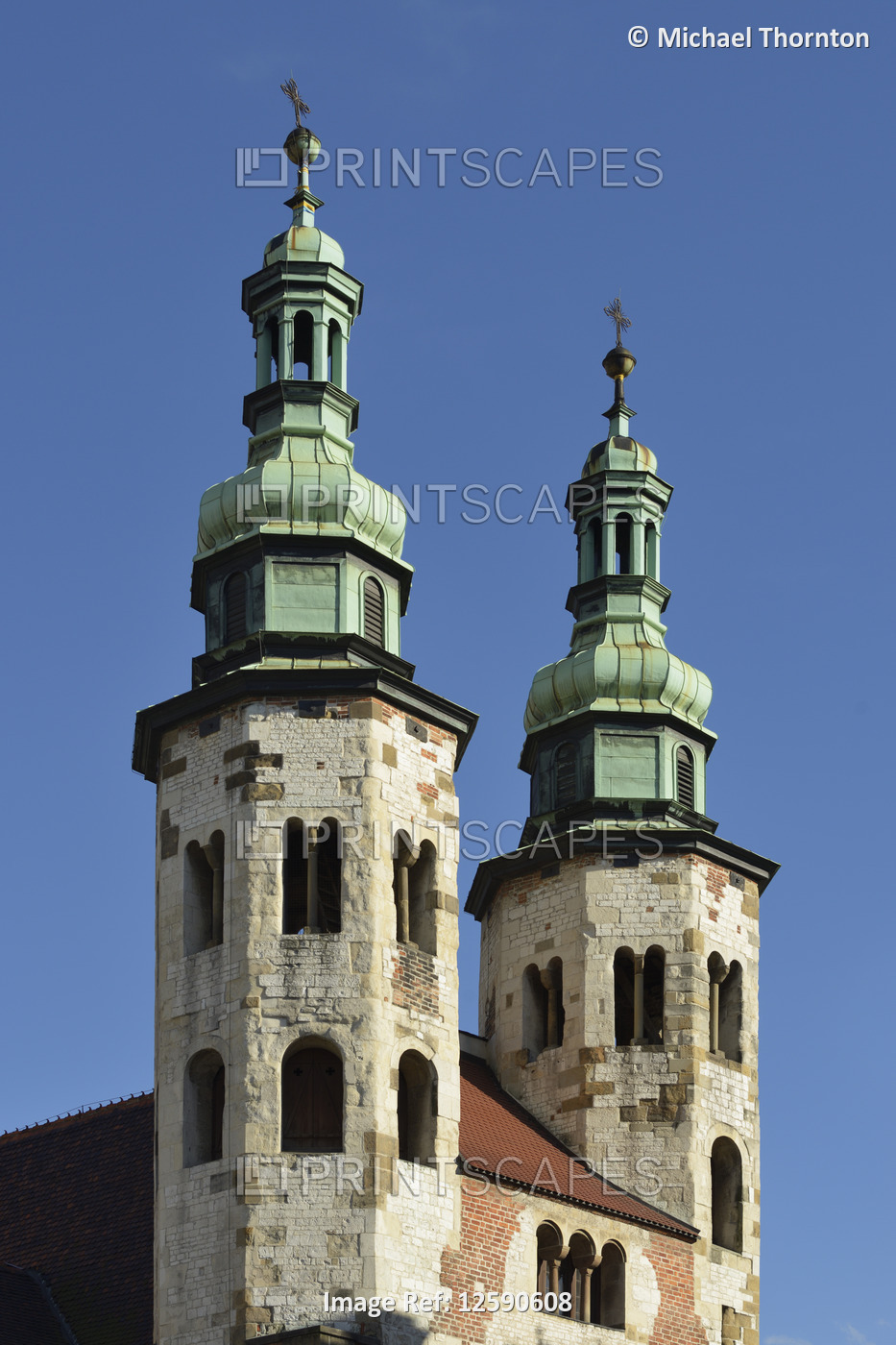 St. Andrew's Apostle Church, 11th century, Old Quarter, Krakow, Poland, Europe