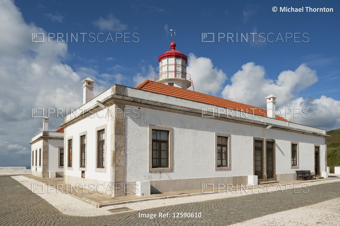 Cabo Mondego Lighthouse (Farol) at Figueira da Foz, Coimbra and the Beira ...