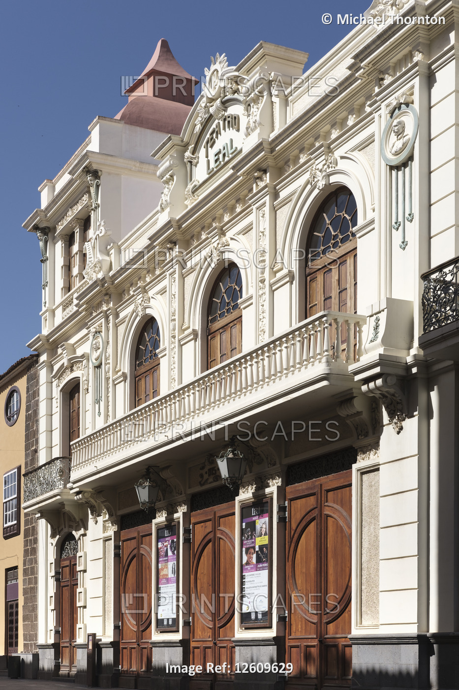 Teatro Leal, c1915, Theatre, Calle Obispo Rey Redondo, San Cristobal de La ...