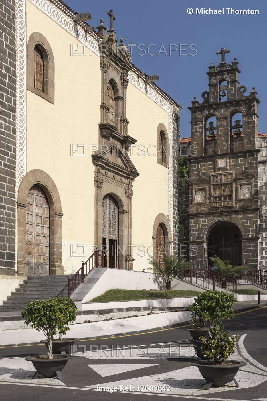 Iglesia de San Agustin, Plaza de Constitucion, La Oratava, Tenerife North, ...
