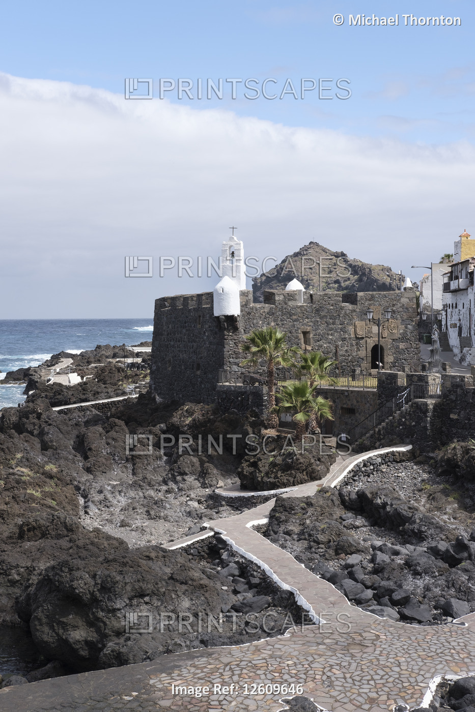 Castillo de San Miguel, 1575 - 1577, Garachico, Tenerife North, Canary Islands, ...