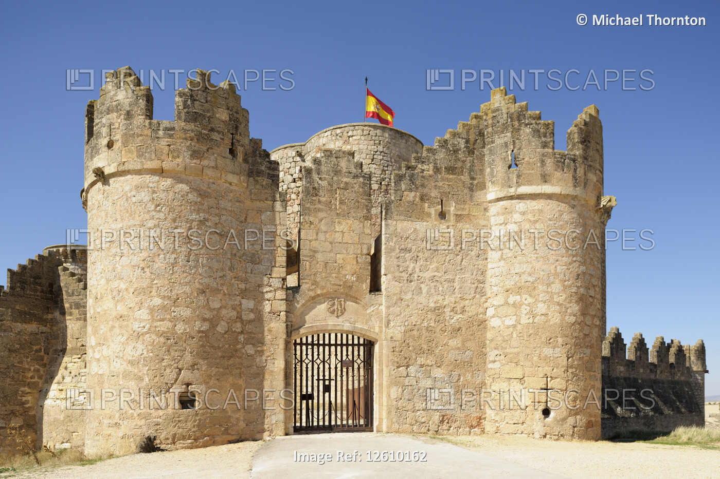 15th Century Belmonte Castle, Belmonte, Cuenca, Castilla La Mancha, Spain