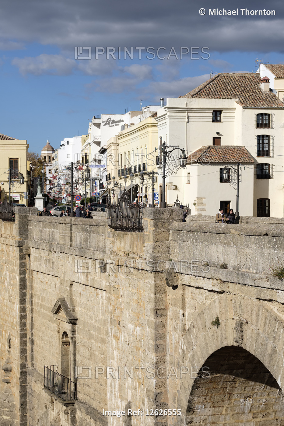 Puente Nuevo, new bridge, 18th century, Ronda, Malaga, Andalucia, Spain,