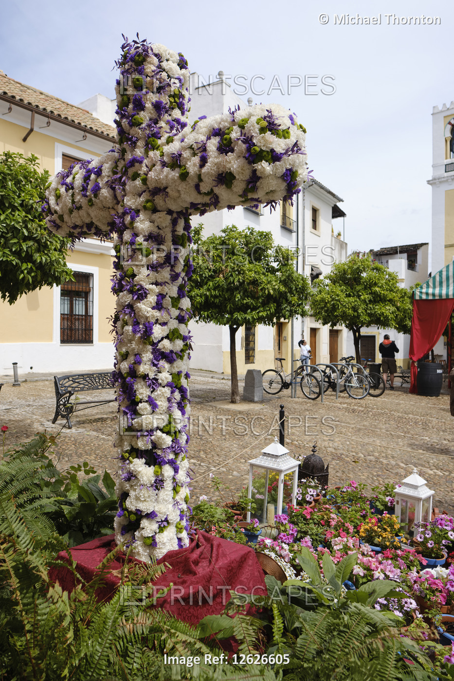 The Crosses of May, Los Cruces de Mayo, Cordoba, Andalucia, Spain, Europe,