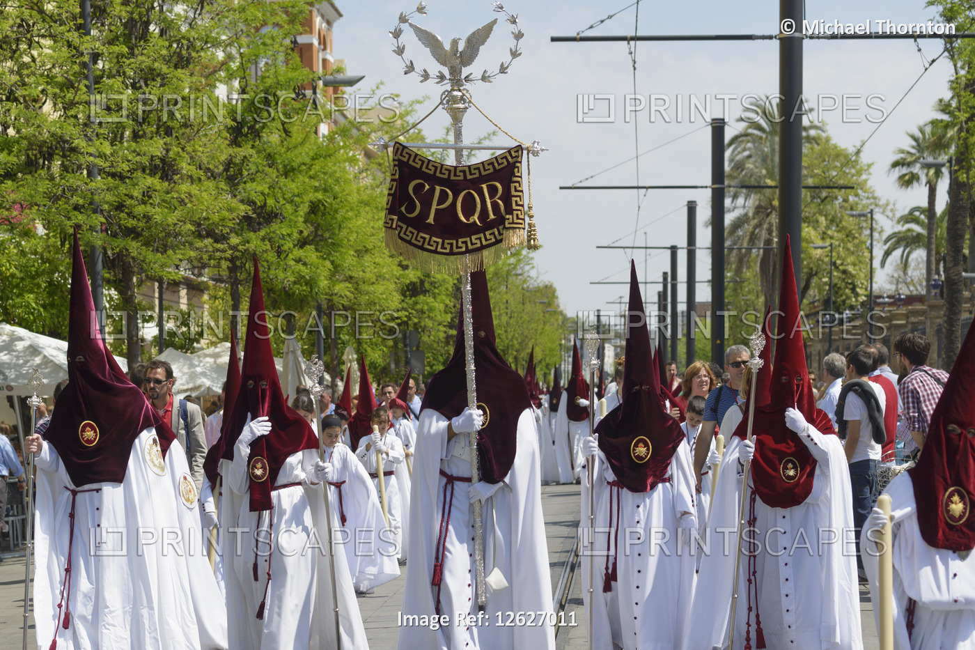 Procession during Semana Santa, Seville, Spain