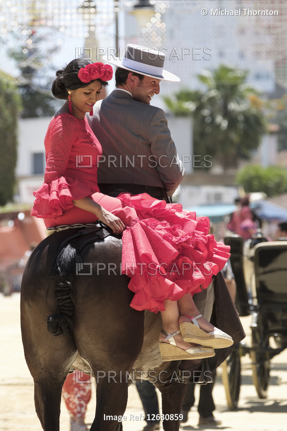 Jerez de la Frontera, Feria de Caballo, May Horse Fair, Cadiz, Andalucia, Spain.