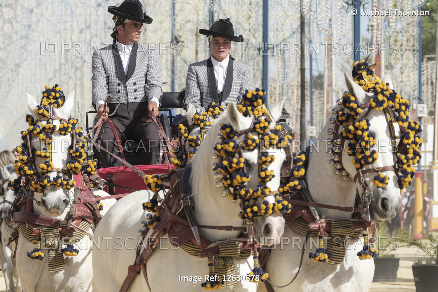 Jerez de la Frontera, Feria de Caballo, May Horse Fair, Cadiz, Andalucia, Spain.