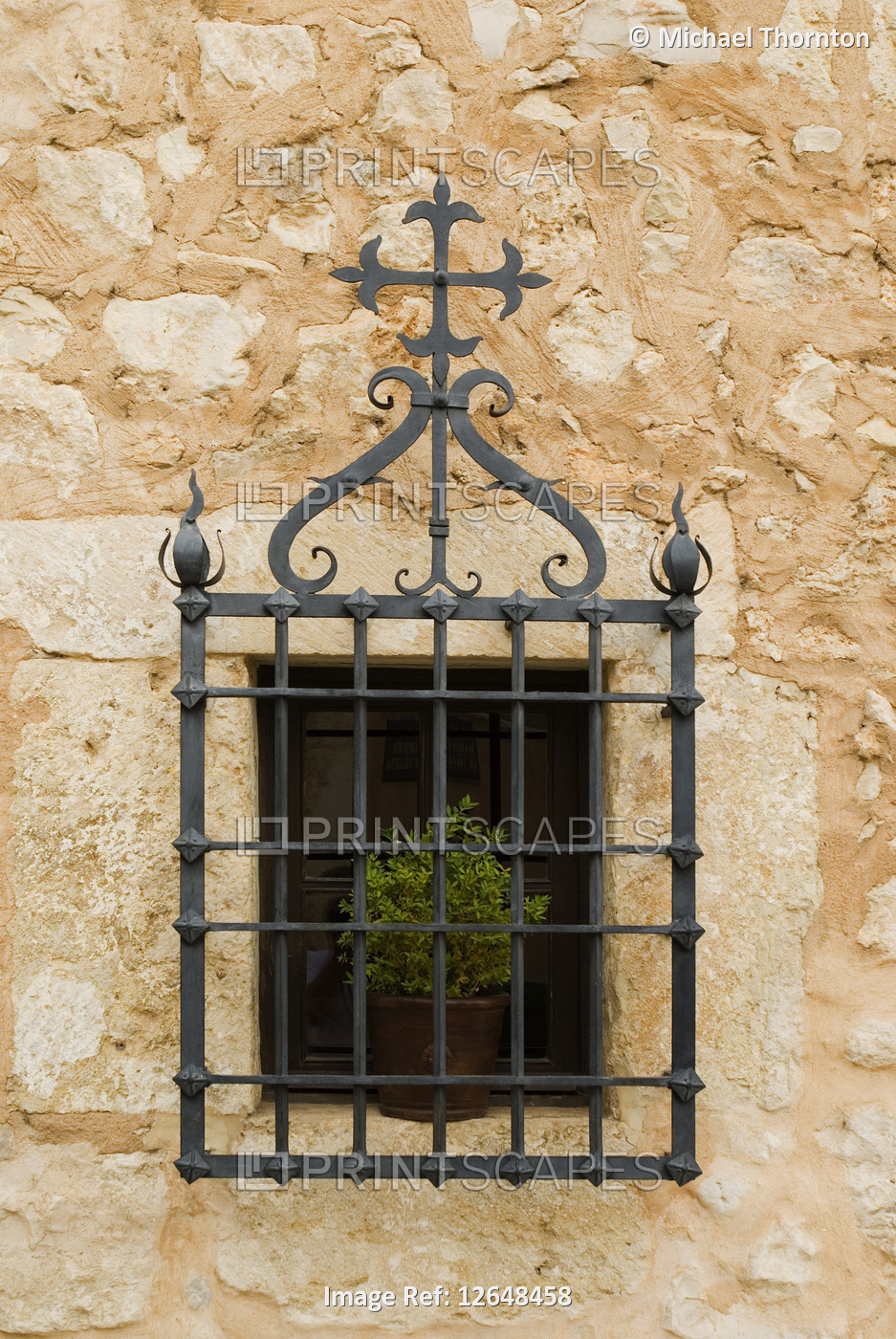 Traditional Window in Castilla - La Mancha, Spain