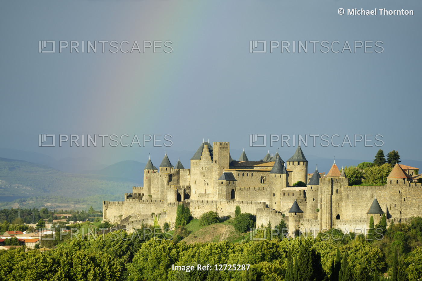 Cité de Carcassonne, Languedoc, France.