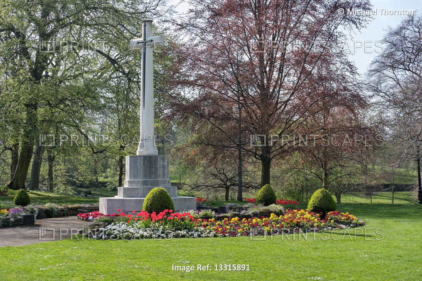 War Memorial,
Hexham Park, Northumberland
