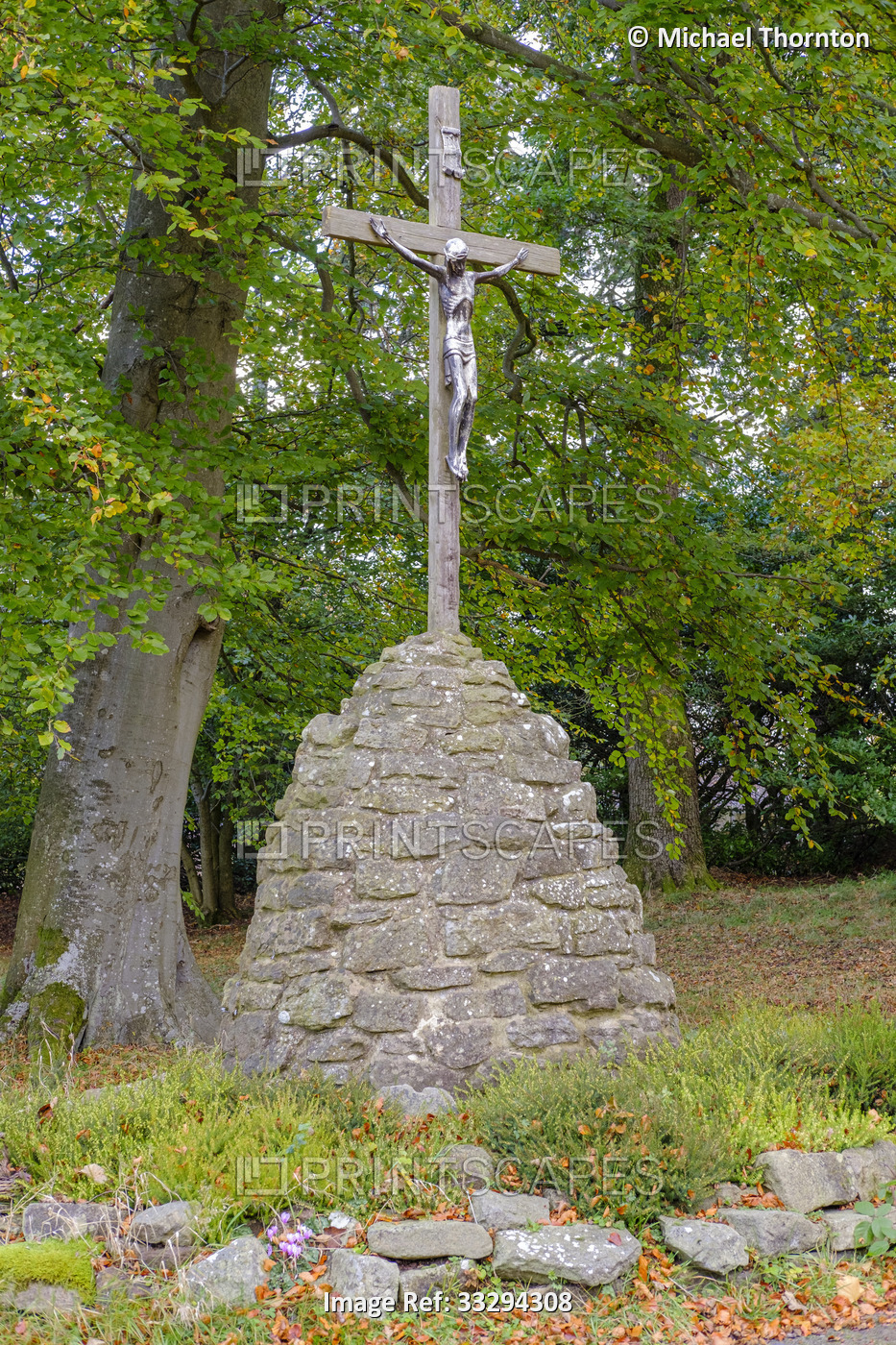 Holy Cross in cemetery, Minsteracres, Consett, County Durham, United Kingdom