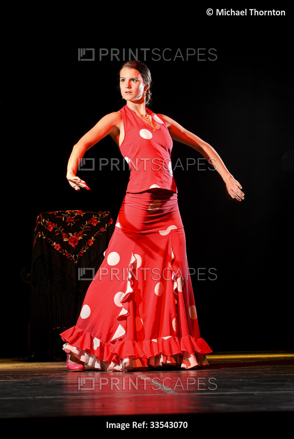 Flamenco Dance Teacher, El Saucejo, Seville Province, Andalucia, Spain, 
